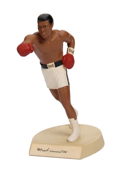 Muhammad Ali Signed Boxing Salvino Figurine